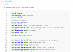 code browsing